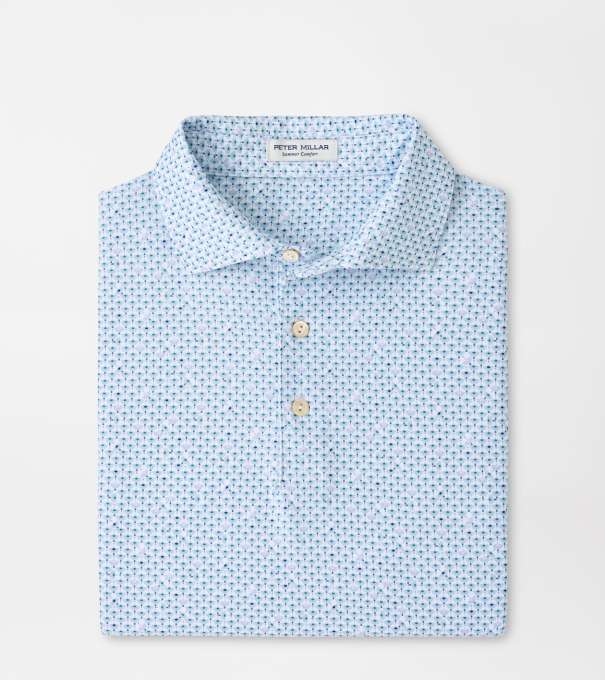Flock Performance Jersey Polo in White