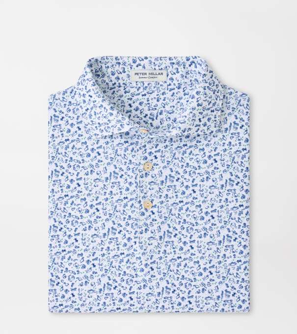 Wilkins Performance Jersey Polo in White