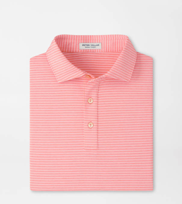Merion Performance Jersey Polo in SUMMER APRICOT