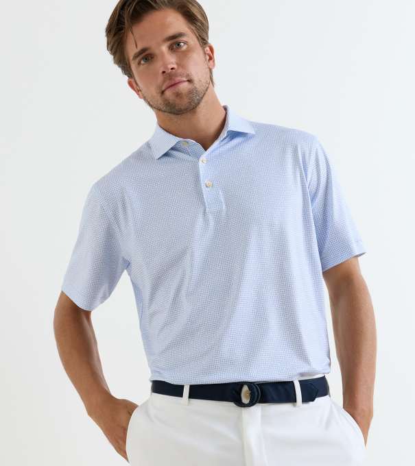 Alta Performance Jersey Polo in White