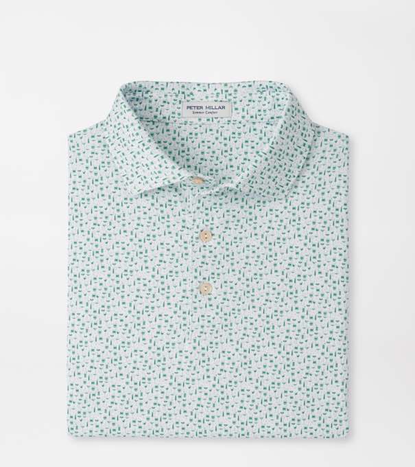 Cheers Performance Jersey Polo in White