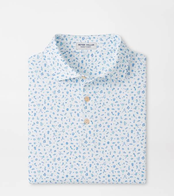 Goalie Performance Jersey Polo in White