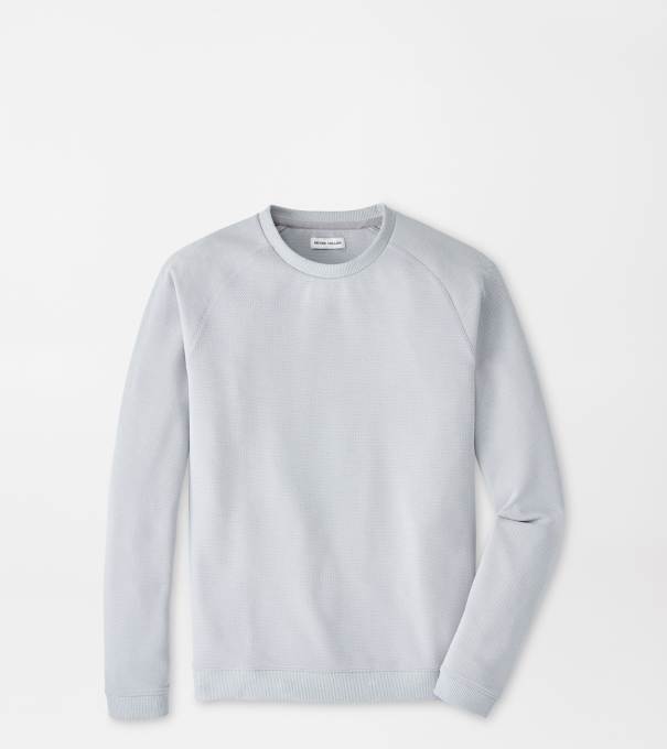 Cradle Piqu&eacute; Performance Crewneck in British Grey