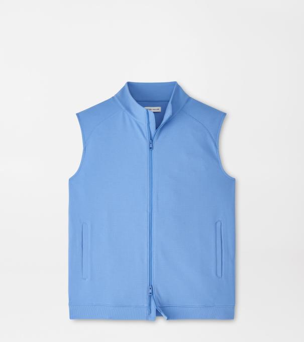Cradle Piqu&eacute; Performance Full-Zip Vest in BLUEBIRD