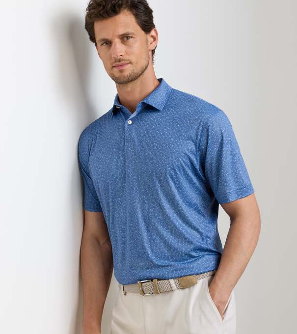 Featherweight Headcovers Performance Polo in Windsor Blue