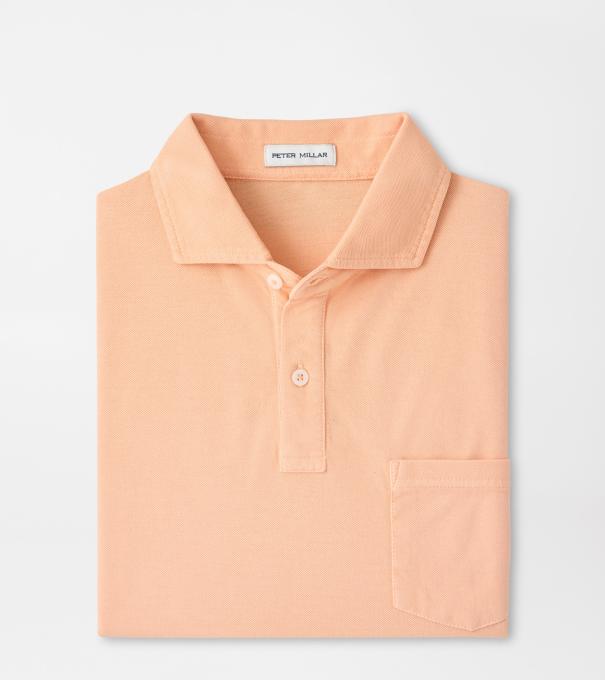 Everyday Piqu&eacute; Polo in COSMIC PEACH