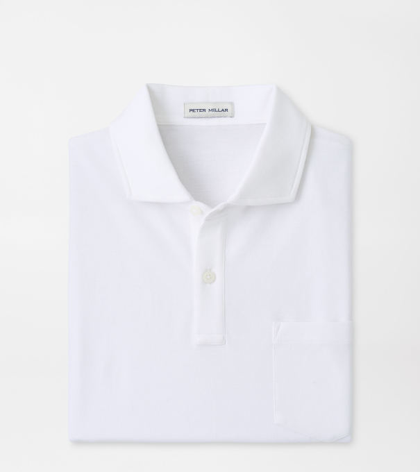 Everyday Piqu&eacute; Polo in White