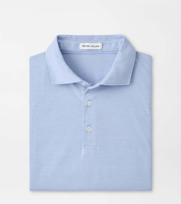 Ryles Crown Flex Cotton Polo in CLOUDY BLUE