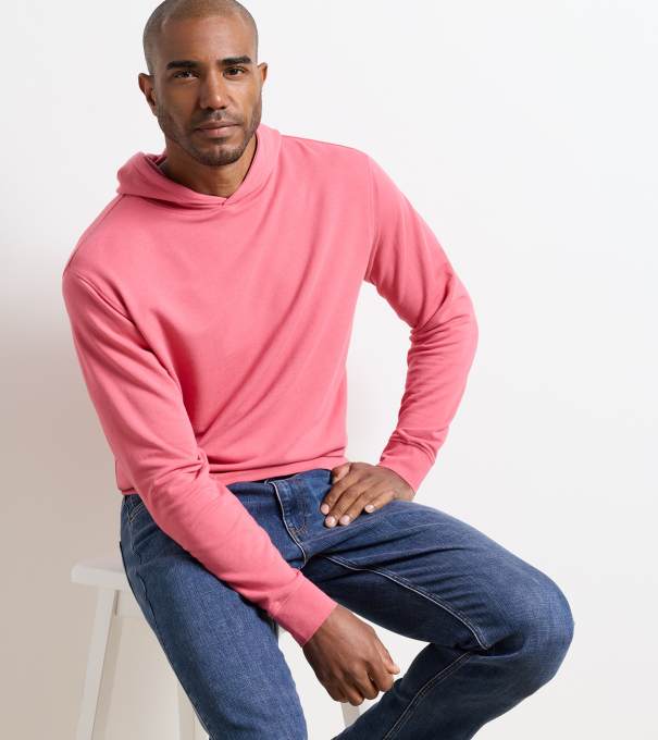 Oasis Pullover Hoodie in Chili Red