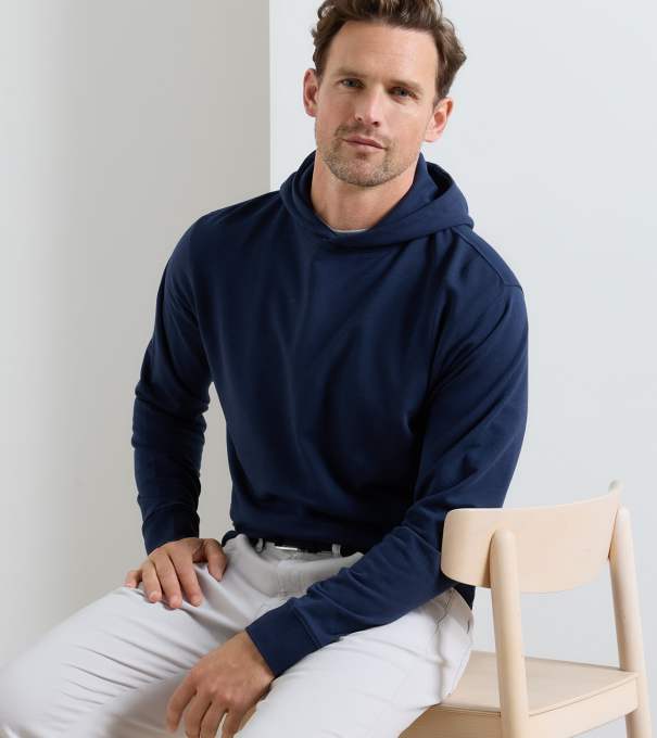 Oasis Pullover Hoodie in Navy