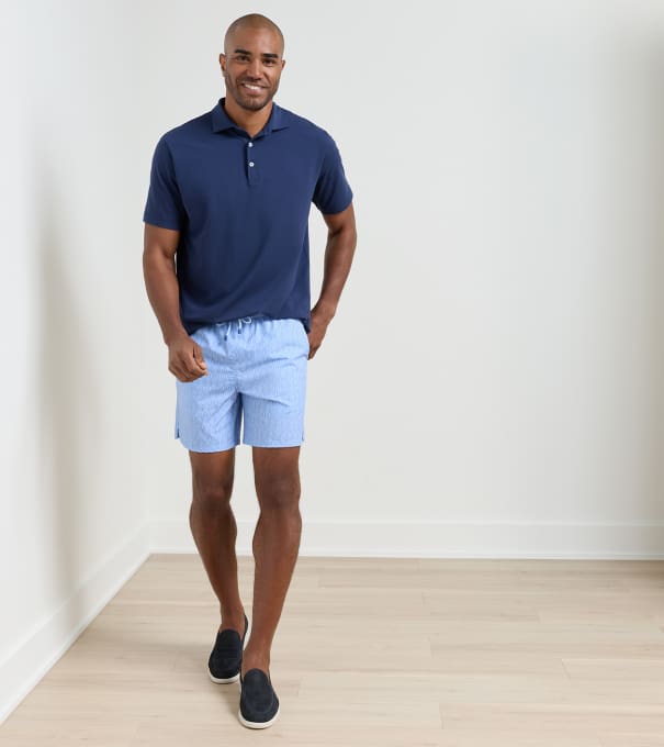 Nautical Ropes Swim Trunk in BLUEBIRD