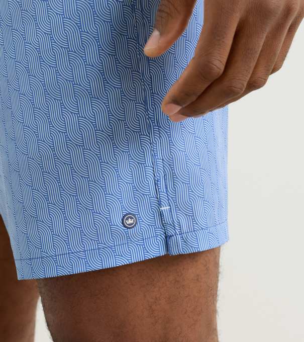 Clifton Swim Trunk in Dusk Blue
