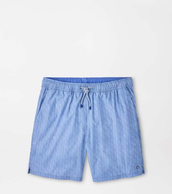 Clifton Swim Trunk in Dusk Blue