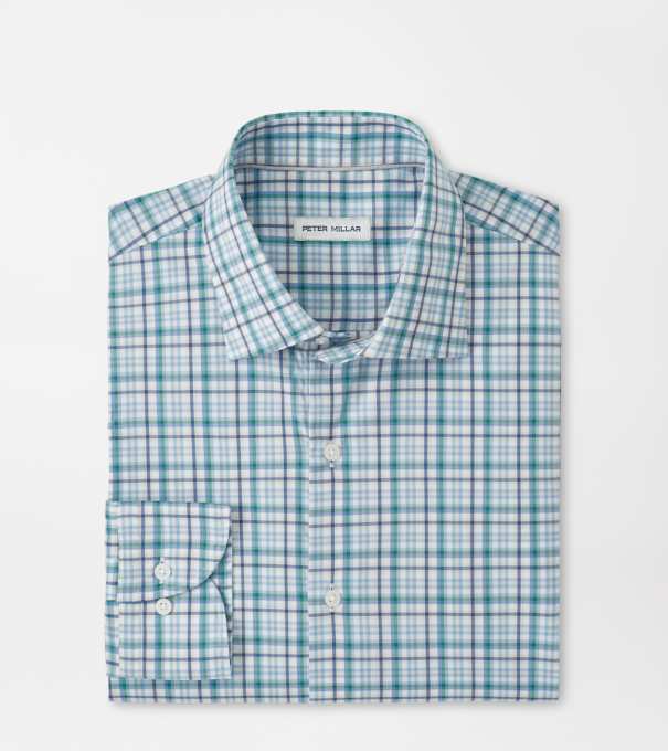 Simon Crown Lite Cotton-Stretch Sport Shirt in Windsor Blue