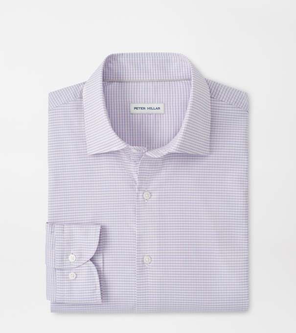 Conway Crown Lite Cotton-Stretch Sport Shirt in TEABERRY PINK