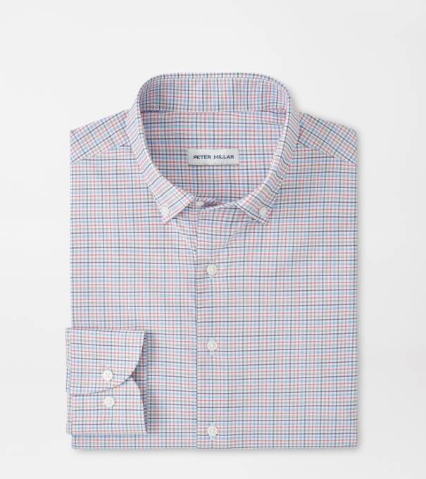 Casey Performance Twill Sport Shirt in Navy