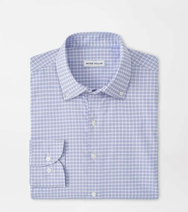 Phillip Performance Twill Sport Shirt in LIGHT VIOLET
