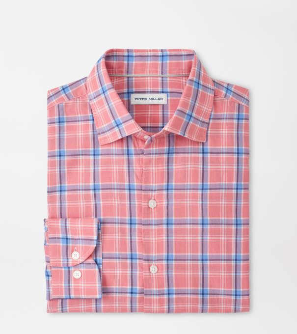 Triton Cotton Lyocell Sport Shirt in VENETIAN PINK