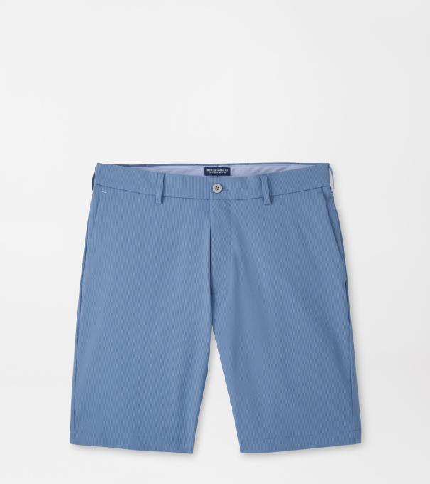 Matlock Seersucker Performance Short in STORM