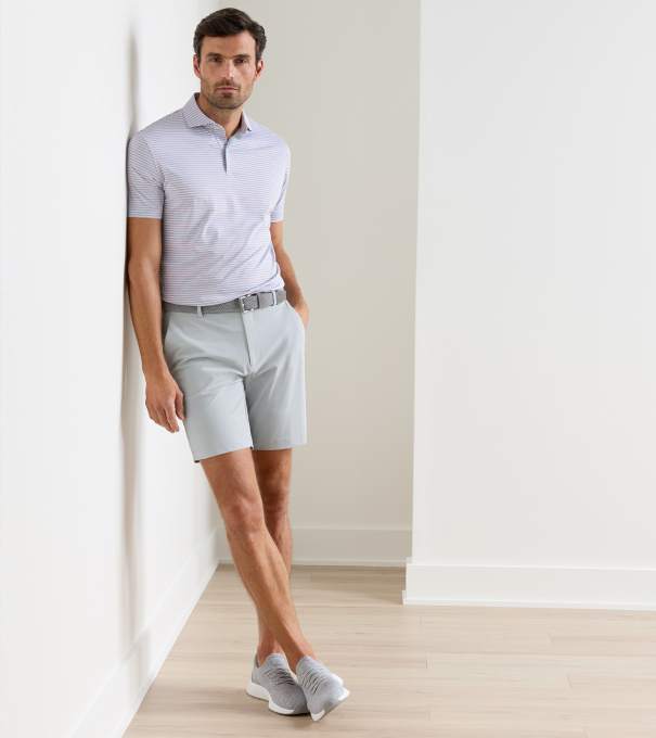 Bingham Performance Short in British Grey