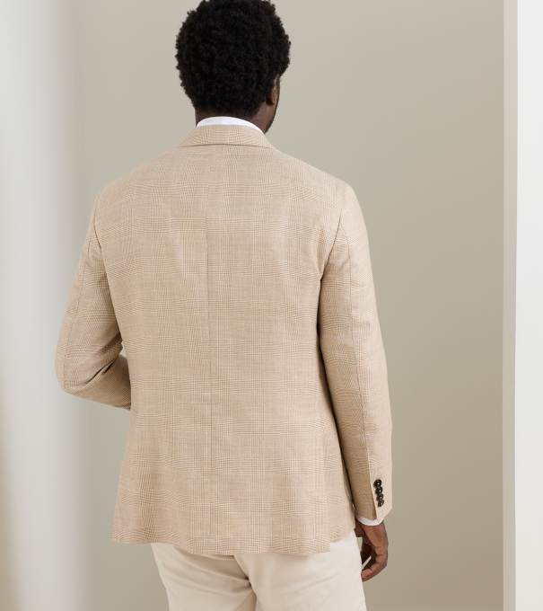 Wellington Glen Plaid Soft Jacket in SUMMER DUNES