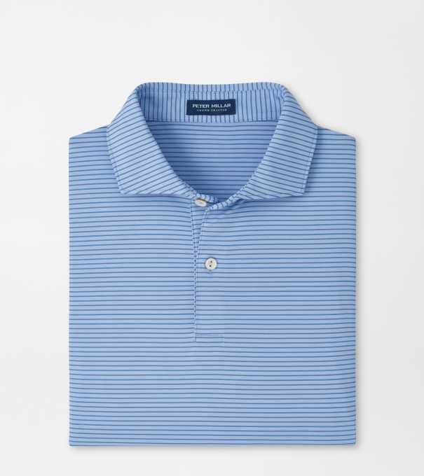 Ballad Performance Jersey Polo in IRIS MIST