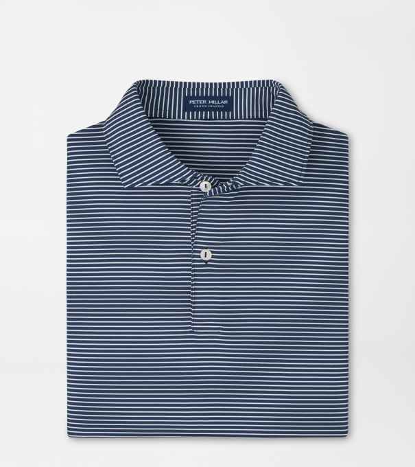 Ballad Performance Jersey Polo in Navy