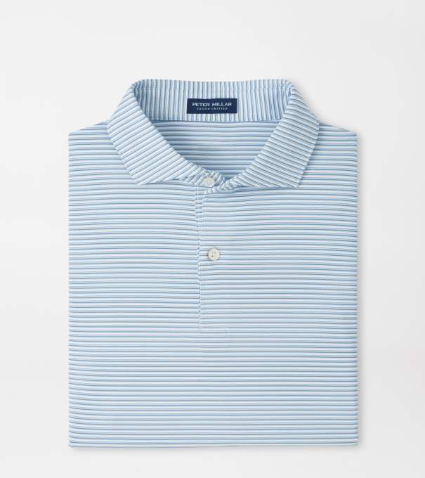 Ensemble Performance Jersey Polo in WHITE / LIGHT WILLOW
