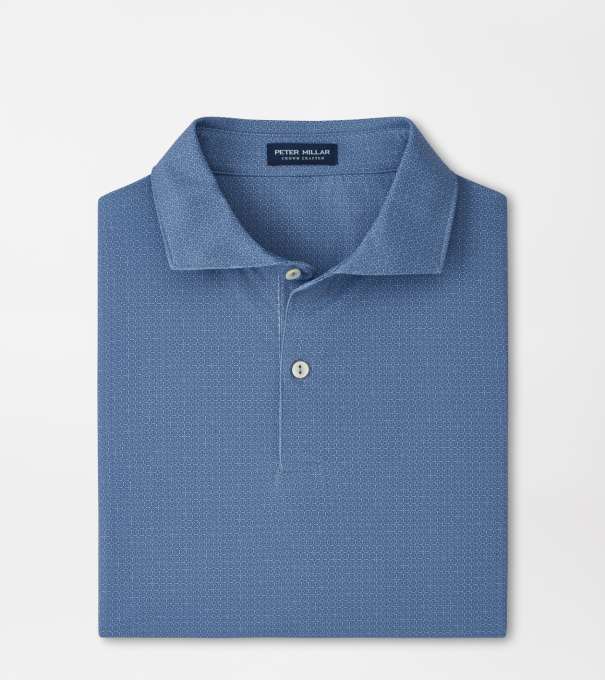 Alder Performance Jersey Polo in STORM