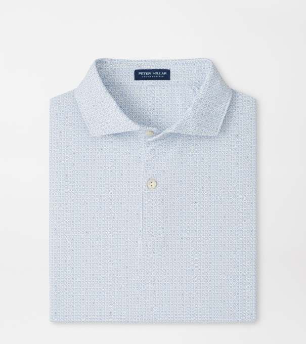 Alder Performance Jersey Polo in White