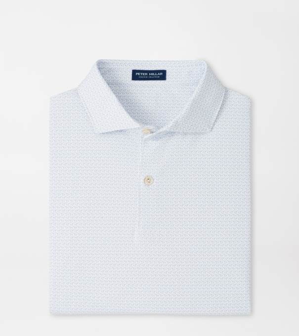 Briar Performance Jersey Polo in White