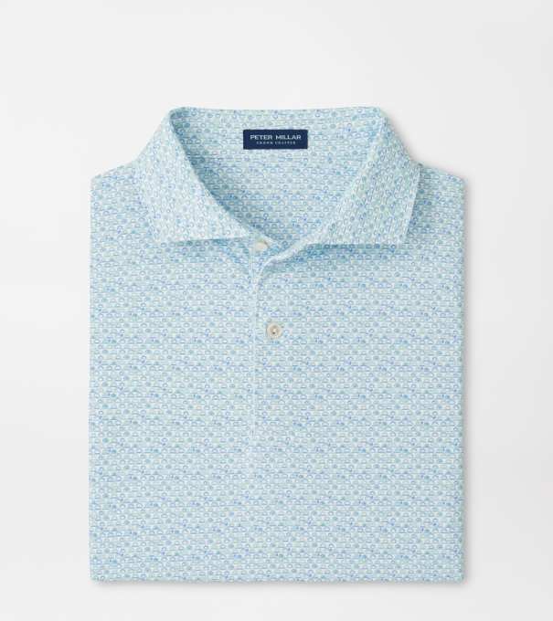 Wood Fired Performance Jersey Polo in White