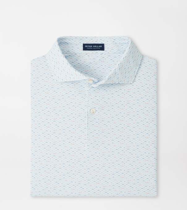 Soprano Waves Performance Jersey Polo in White