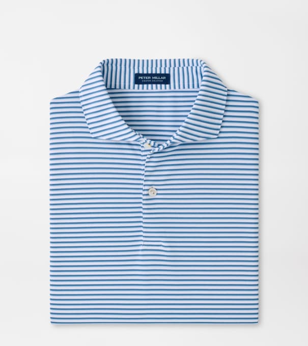 Tempo Performance Mesh Polo in WHITE/STORM