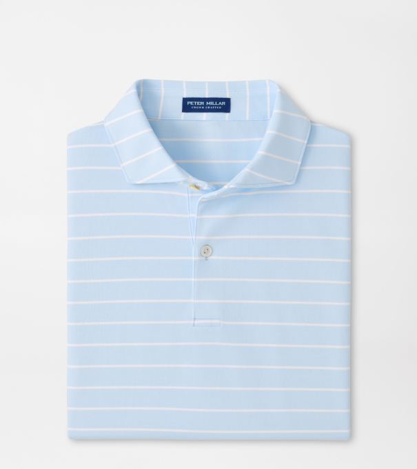 Coda Performance Mesh Polo in BLUE BRISK