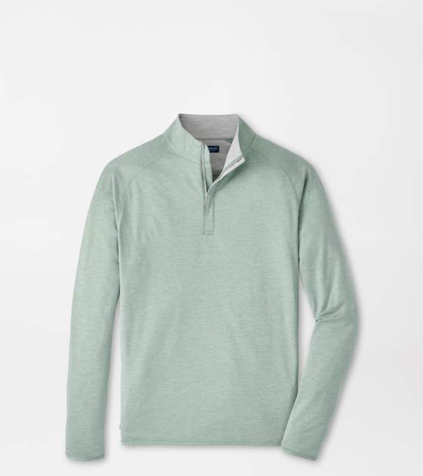 Stealth Performance Quarter-Zip in Willow