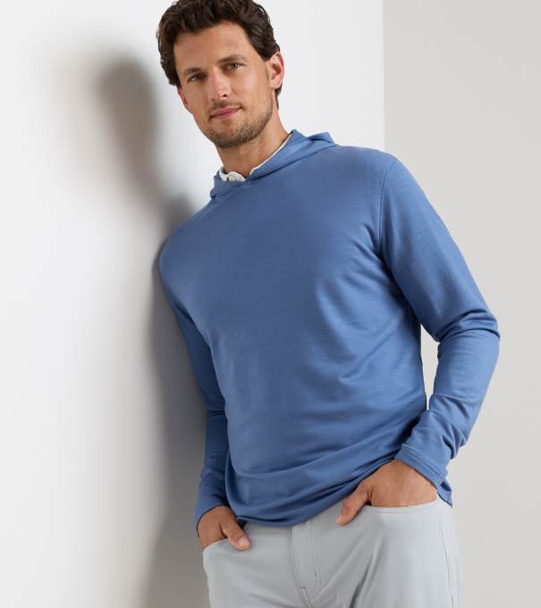 Excursionist Flex Knit Hoodie in STORM