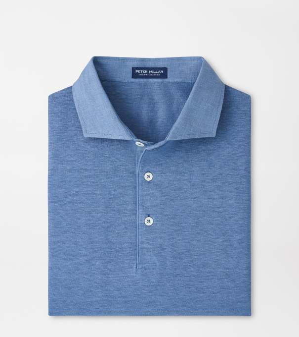 Astino Linen Polo in STORM