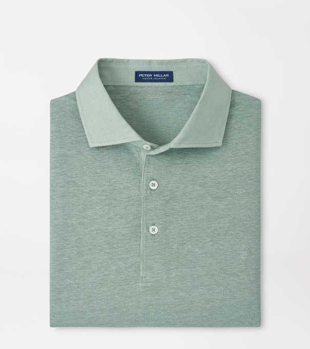 Astino Linen Polo in Willow