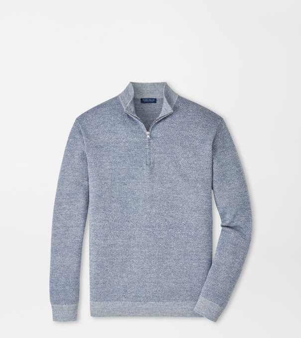 Barlow Quarter-Zip Sweater in STORM