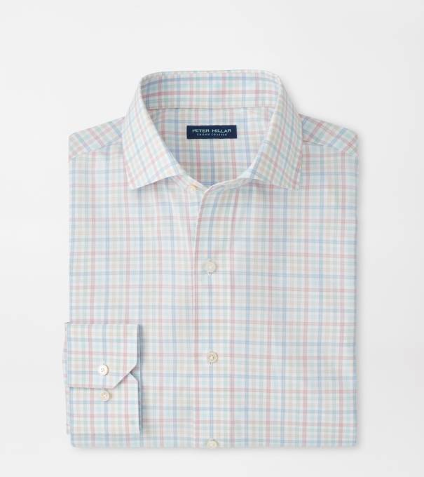 Basin Performance Poplin Sport Shirt in Multi