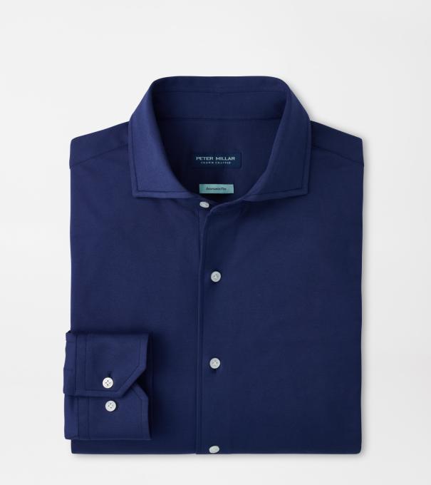 Excursionist Flex Solid Sport Shirt in Navy