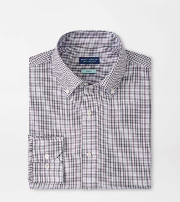 Marco Cotton Sport Shirt in PURPLE FIG