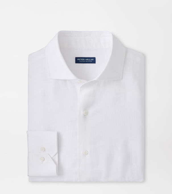 Astino Lino Sport Shirt in White
