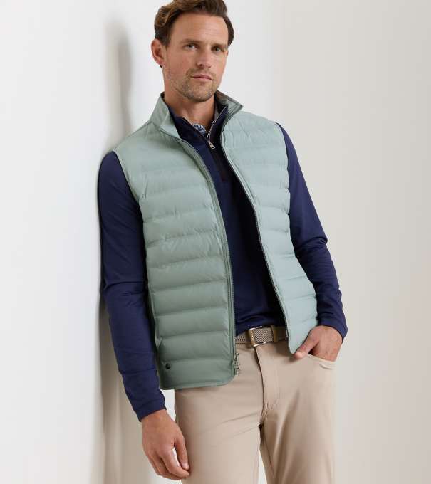 Winsome Hybrid Gilet in Willow