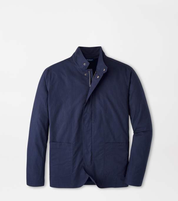 Mayfair Zip Blazer in Navy