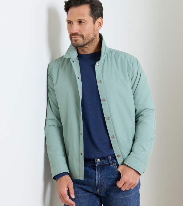 Brighton Shirt Jacket in Willow