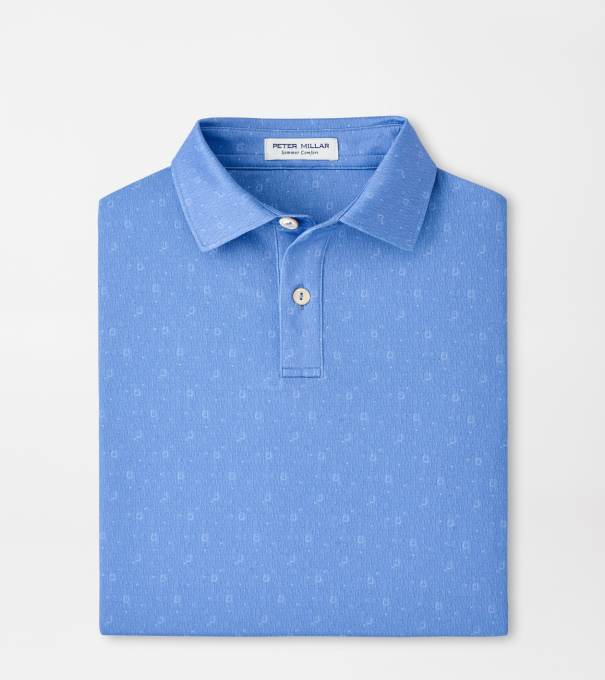 Guitar Solo Youth Performance Jersey Polo in BLUEBIRD