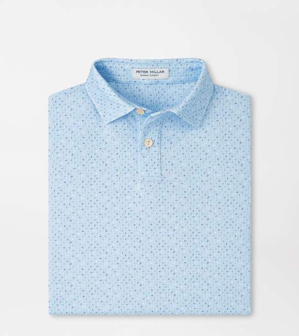 Pennants Youth Performance Jersey Polo in Stream Blue