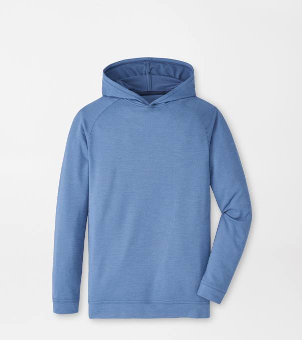 Pine Youth Performance Hoodie in Windsor Blue